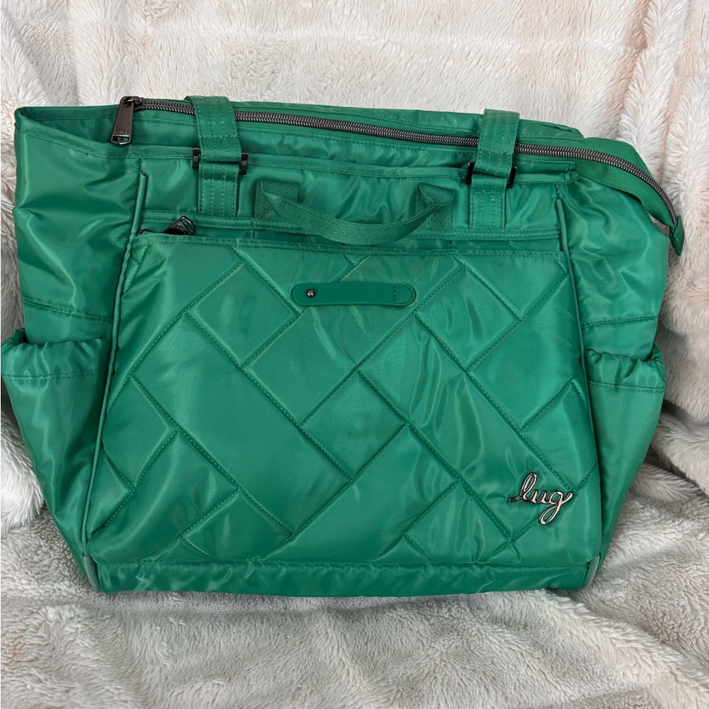 EUC Lug Cabby SE Tote Bag - Kelly Green